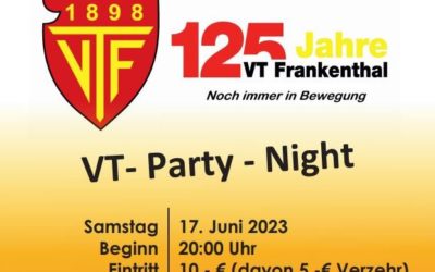 Party-Night   17. Juni 2023    125 Jahre VT