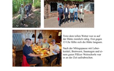 Dreihüttentour der Jedermänner am 13. Juni 2026